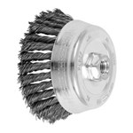 5" CUP BRUSH .023 CS 5/8-11 EXT