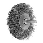 3" MTD FLARED CUP BRUSH .014 SS 1/4SHK