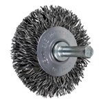 2" MTD FLARED CUP BRUSH .020 CS 1/4SHK