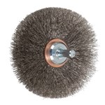 3" WIRE WHEEL BRUSH .006 SS 1/4SHK