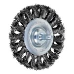 3" KNOT WHEEL BRUSH .012 CS 1/4SHK