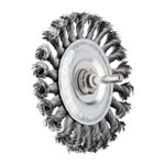 4" KNOT WHEEL BRUSH .020 CS 1/4SHK