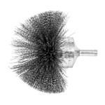 3" CIRCULAR END BRUSH .008 CS 1/4SHK