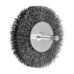 3" CRIMPED STEM MTD WIRE BRUSH .012