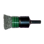 1" CRIMP WIRE END BRUSH .006 CS 1/4SHK