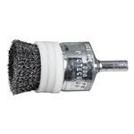 1" CRIMP WIRE END BRUSH .008 CS 1/4SHK