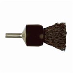 1/2 COATED CUP END BRUSH .006 SS 1/4SHK