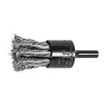 3/4 END BRUSH STRT CUP .014 SS 1/4SHK