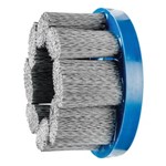 4" DISC BRUSH ROUND FILAMENT .028 320GR