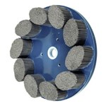 10" DISC BRUSH ROUND FILAMENT .035 180GR