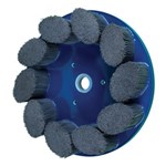 10" DISC BRUSH ROUND FILAMENT .028 320GR