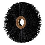 3" TUBE CTR WHEEL BRUSH .016 FILL 1/2ARB