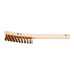 CURVE HNDL SCRATCH BRUSH 4X19 BRASS