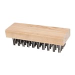 FLAT WIRE BLOCK BRUSH STRT BACK 5X10 CS