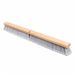 24" FINE FLOOR BRUSH SILVER PLASTIC