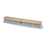 24" FINE FLOOR BRUSH SILVER PLASTIC