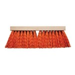 16" HD STREET BROOM SAFETY ORANGEFILL