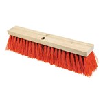 24" HD STREET BROOM SAFETY ORANGEFILL