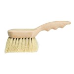 SHORT HNDL FENDER BRUSH WHITE TAMPICO