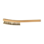 CURV HNDL PLATERS BRUSH 3RW .005 BRASS