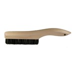 SHOE HNDL PLATER BRUSH 4RW BLACK NYLON