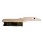 SHOE HNDL PLATER BRUSH 4 ROW.005 BRASS