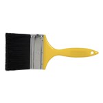 4" WALL BRUSH BLACK POLY YELLOW PLASTIC