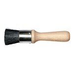 1-1/8 STENCIL BRUSH BLACK BRISTLE WOOD