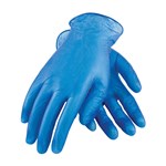 PK100 DISPOSABLE BLUE VINYL GLOVE S