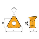 TNGX100404SR-F GRADE M8330 MILL INSERT