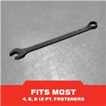 3/8 BLACK COMBINATION WRENCH 12PT