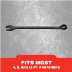 1/2 BLACK COMBINATION WRENCH 12PT