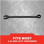 1" BLACK COMBINATION WRENCH 12PT