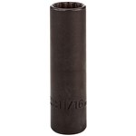 11/16 DEEP BLACK SOCKET (12PT-1/2DR)