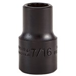 7/16 BLACK SOCKET (12PT-1/2DR)