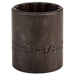 1-1/8 BLACK SOCKET (12PT-1/2DR)