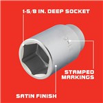 1-5/8 STANDARD SOCKET (12PT-3/4DR)