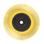 6X1/2X1 80X  RADIAL BRISTLE BRUSH YELLOW