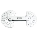 RADIUS GAGE 18 LEAVE .75mm-5mm by .25mm