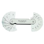 RADIUS GAGE 18 LEAVE .75mm-5mm by .25mm