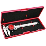 DIAL CALIPER W/PLASTIC CASE (RED)