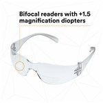 11513-00000-20 1.5+ AF SAFETY GLASSES