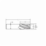 MILL THD CARBIDE SOL 1/2-14 3/4-14 NPT