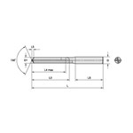 BIT DR FLUTE STR 1/8 0.125" 5XD 2 STR