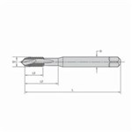 TAP PT SPL RH 3/4-16 PLUG 3 BK OXD HSS-E