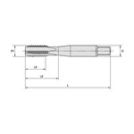 TAP FLUTE STR 5/16-24 H3 PLUG 4 UNCTD