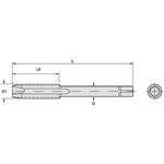 TAP PT SPL RH 3/8-24 H3 PLUG 3 UNCTD HSS