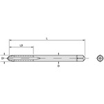 TAP PT SPL RH 1/4-28 H3 PLUG 4 UNCTD HSS