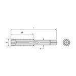 TAP PT SPL RH #6-32 H3 PLUG 3 HSS IMPRL