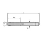 TAP FLUTE STR LH 3/4-16 H3 PLUG 4 UNCTD